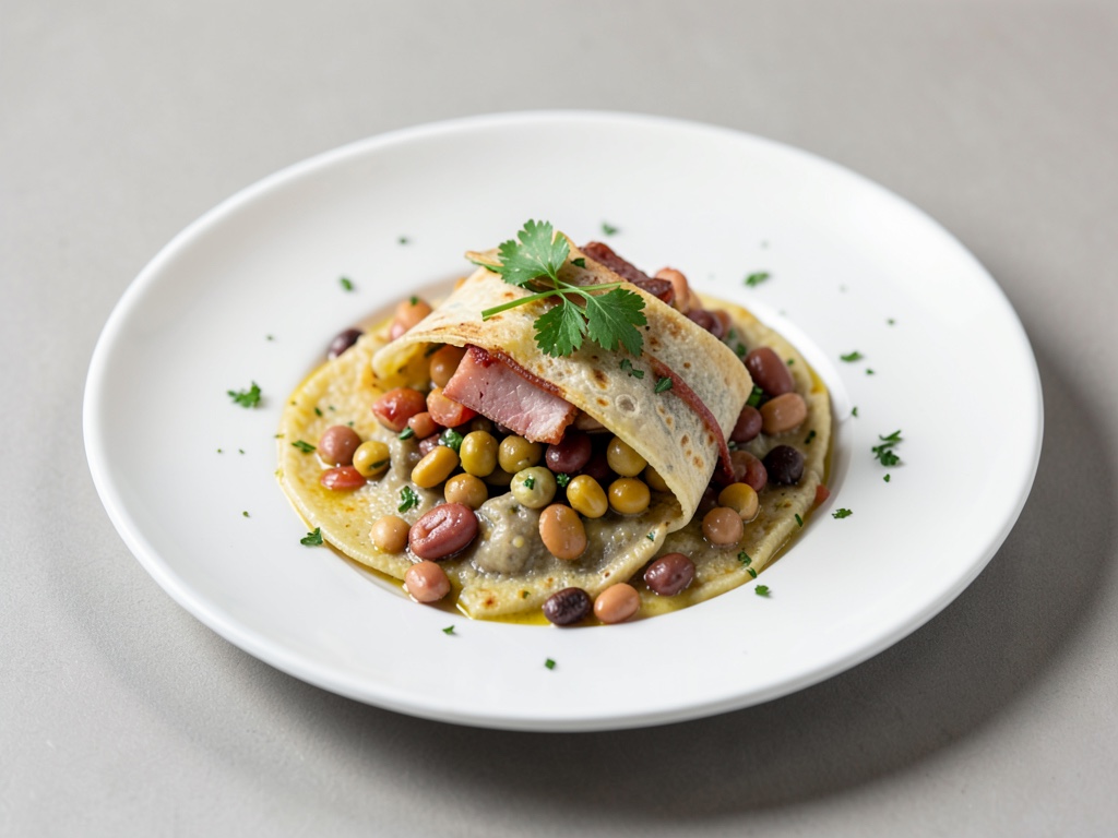 Deine Kartoffel-Tortilla mit Bohnen und Schinken