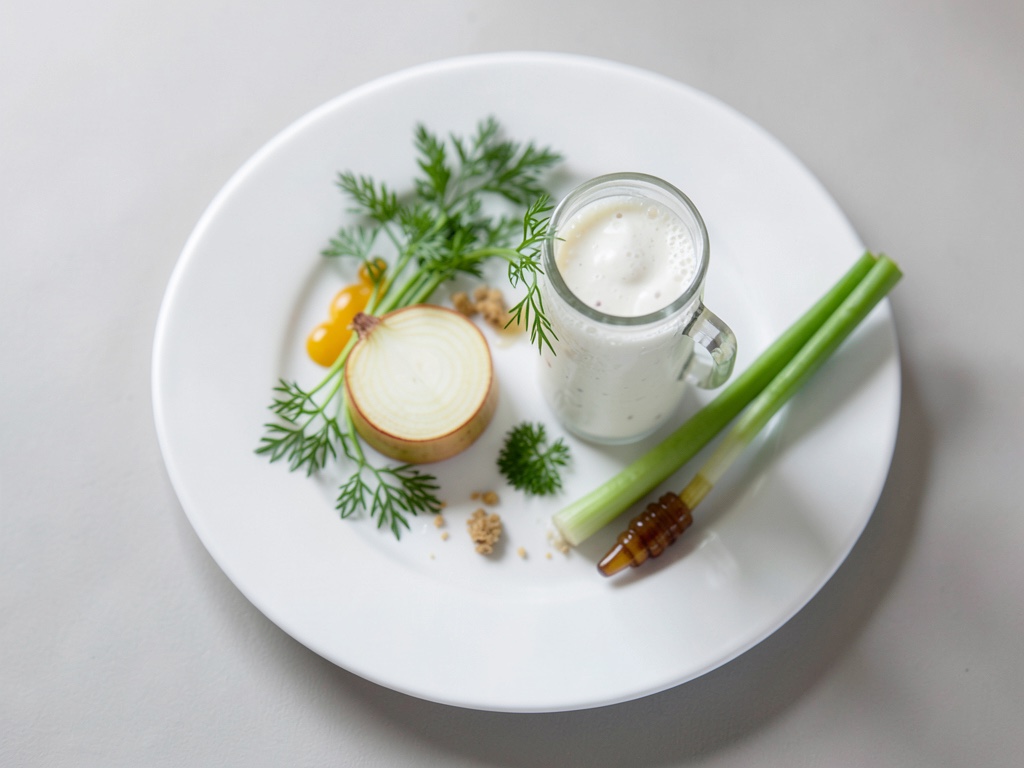 Frischer Kefir-Gurken-Smoothie