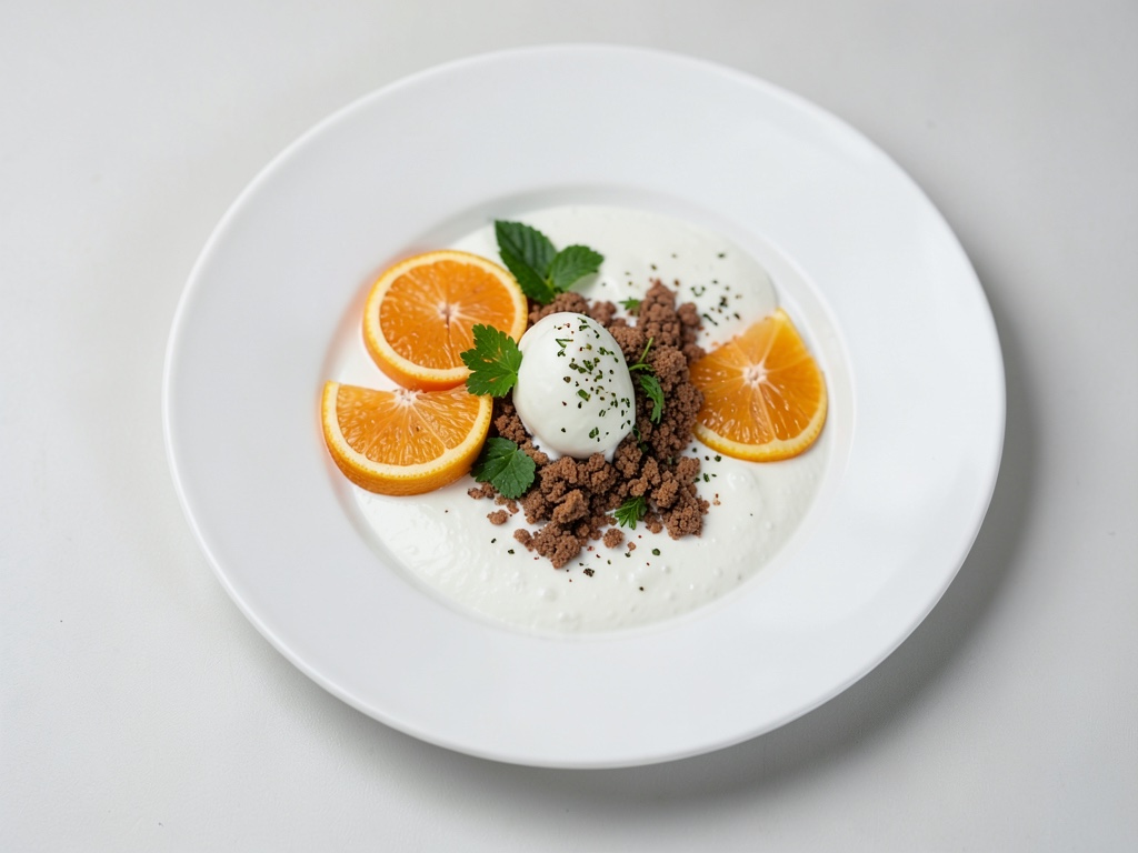 Boisson à l'orange et au kéfir