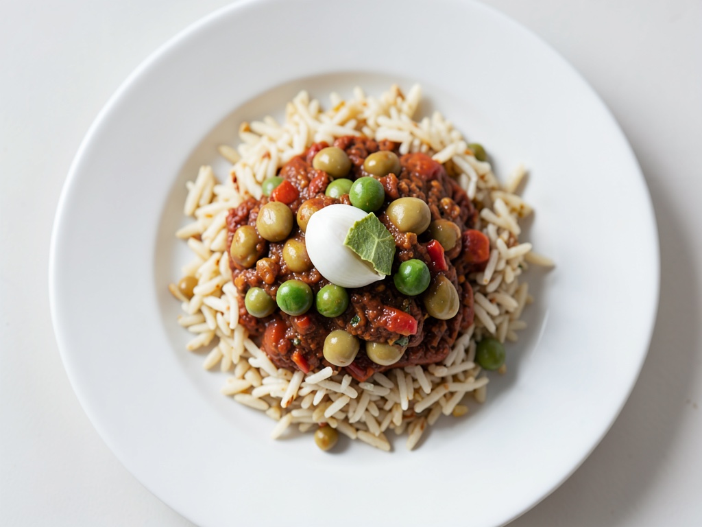 Curry cremoso di ceci e verdure con riso