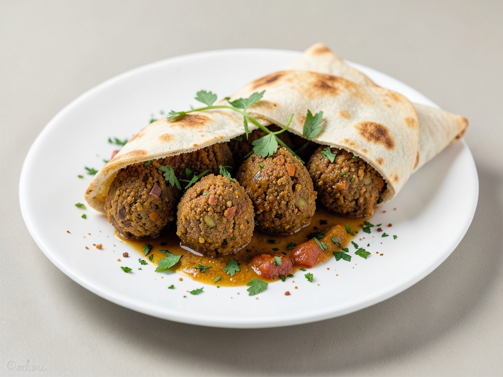 Polpette di falafel croccanti nel pane pita
