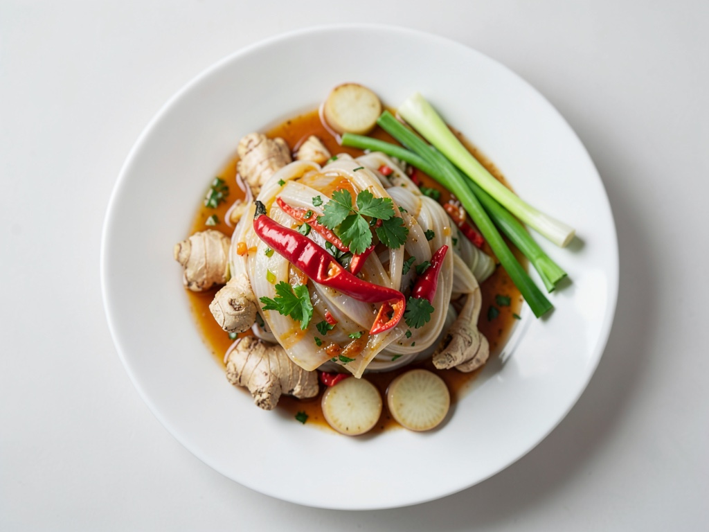 Kimchi croccante con zenzero e peperoncino