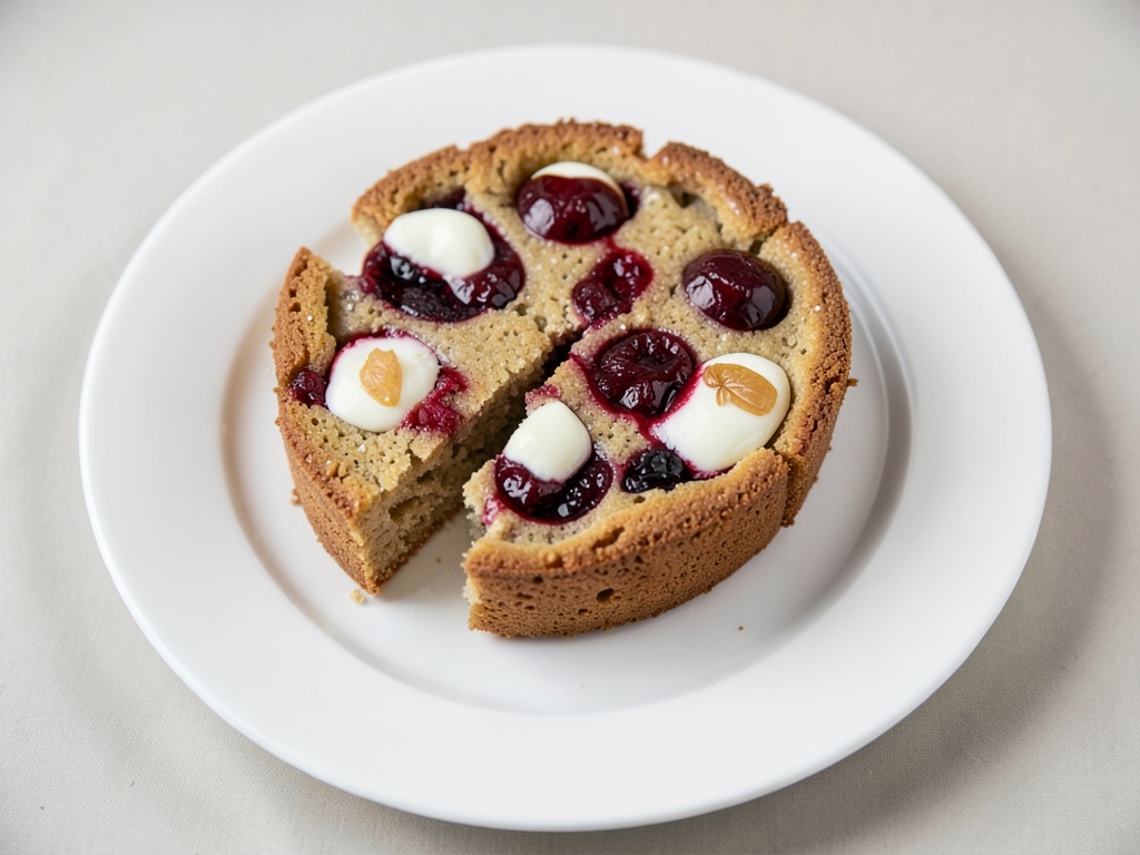 Torta alla crema di ciliegie