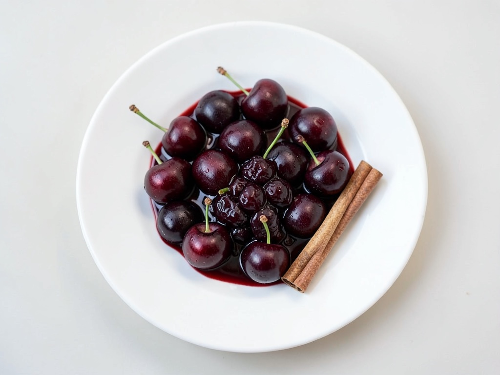 Mermelada dulce de cerezas
