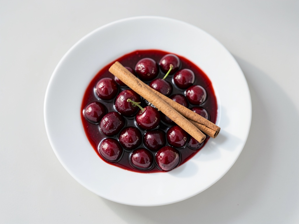 Mermelada dulce de cerezas