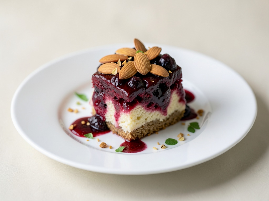 Saftiger Kirschkuchen mit Mandel