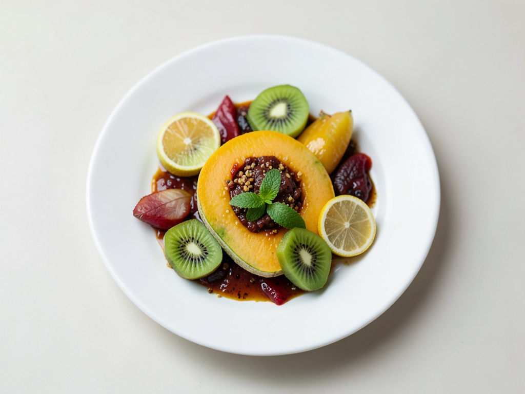 Erfrischender Kiwi-Melonen-Smoothie