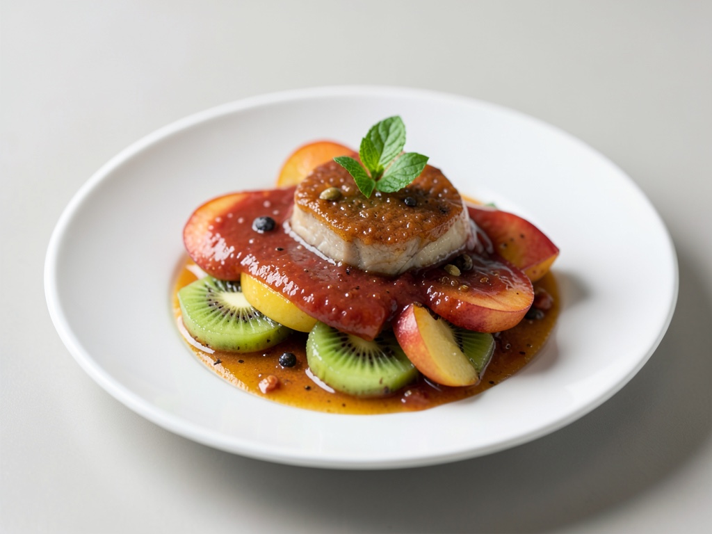 Mermelada frutal de kiwi y melocotón