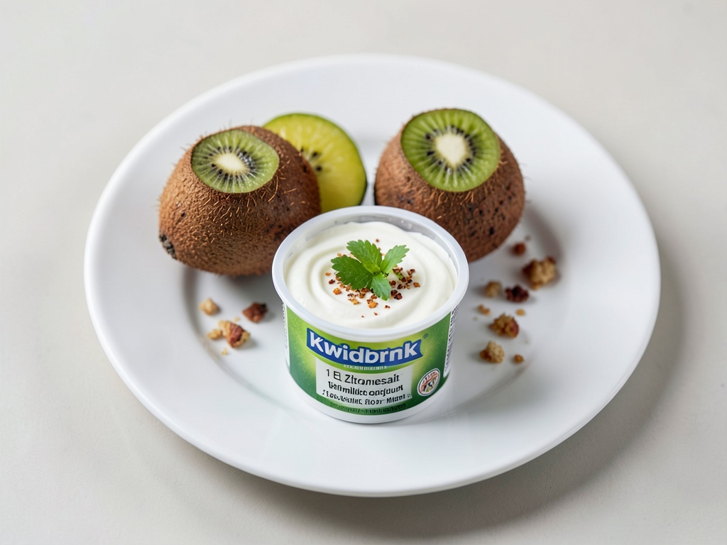 Batido fresco de kiwi y yogur