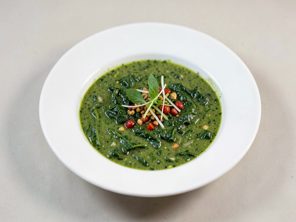 Zuppa chiara di cavolo riccio