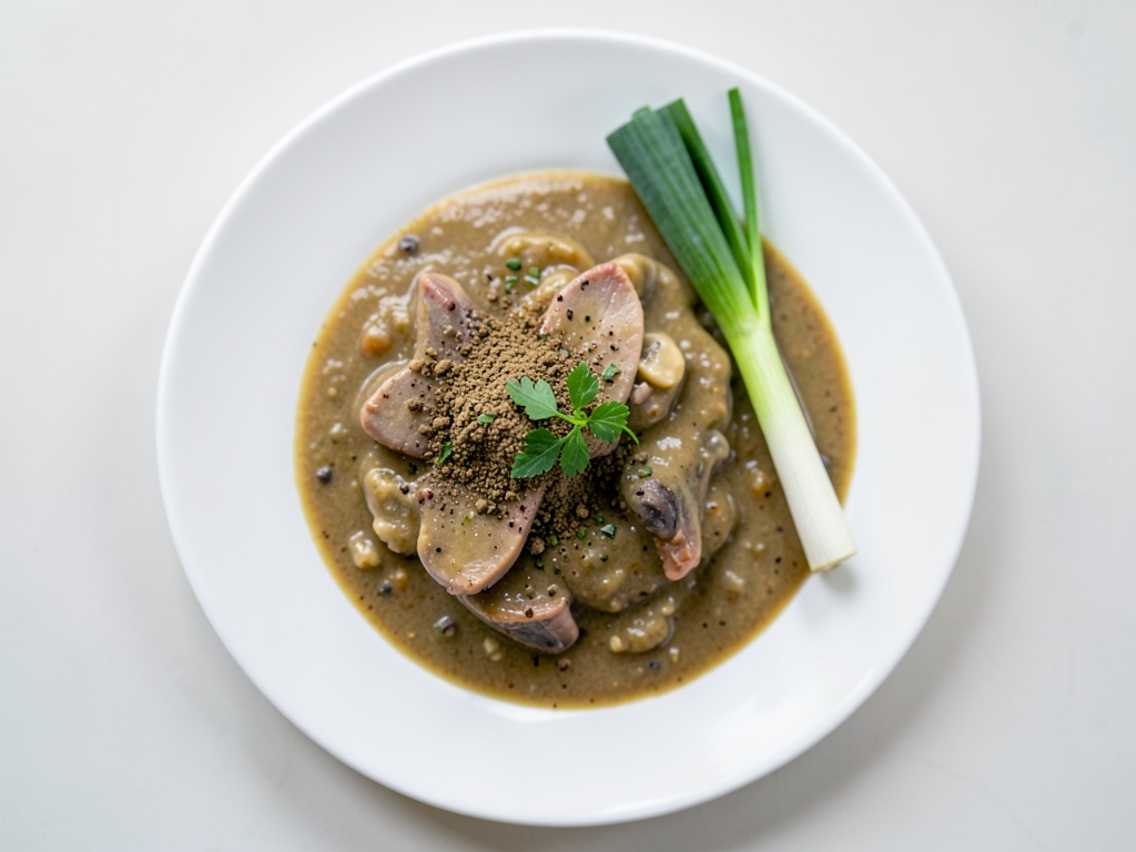 Zuppa chiara di funghi con ravioli