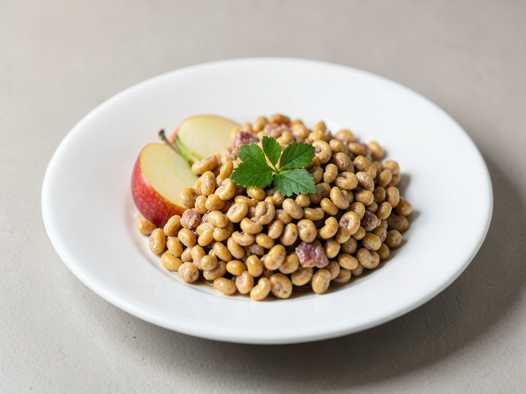 Muesli di crusca d'avena con mela fresca