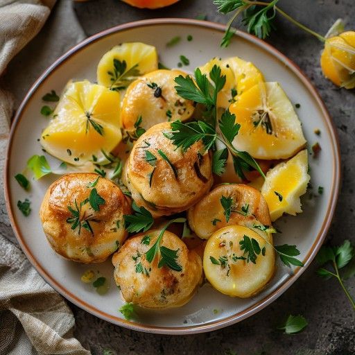 Petites tourtes de poires à la persil