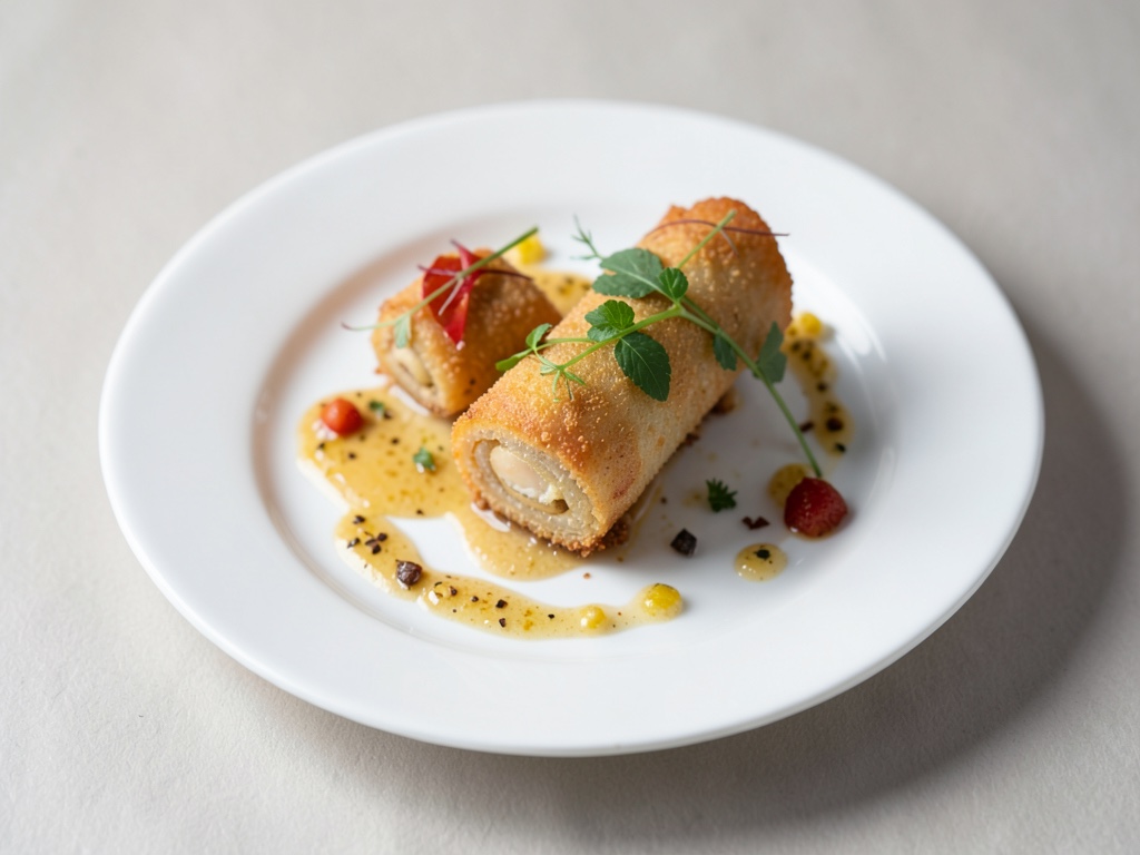 Rotoli croccanti di pere