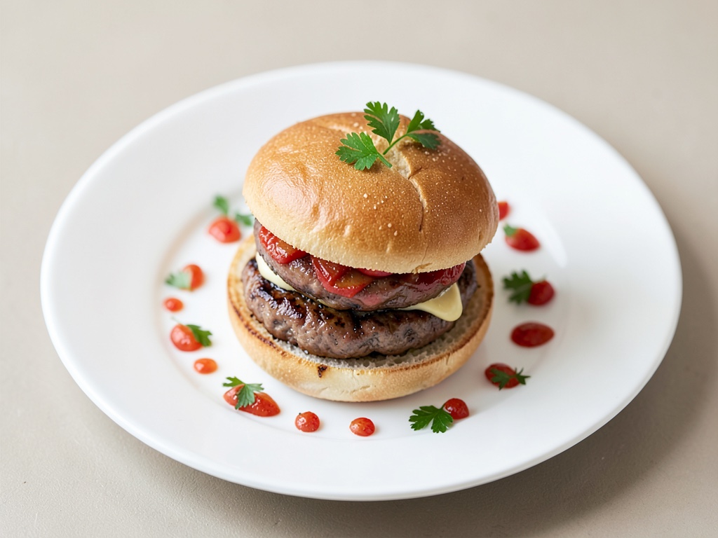 Mini-burger con ripieno di pane raffermo