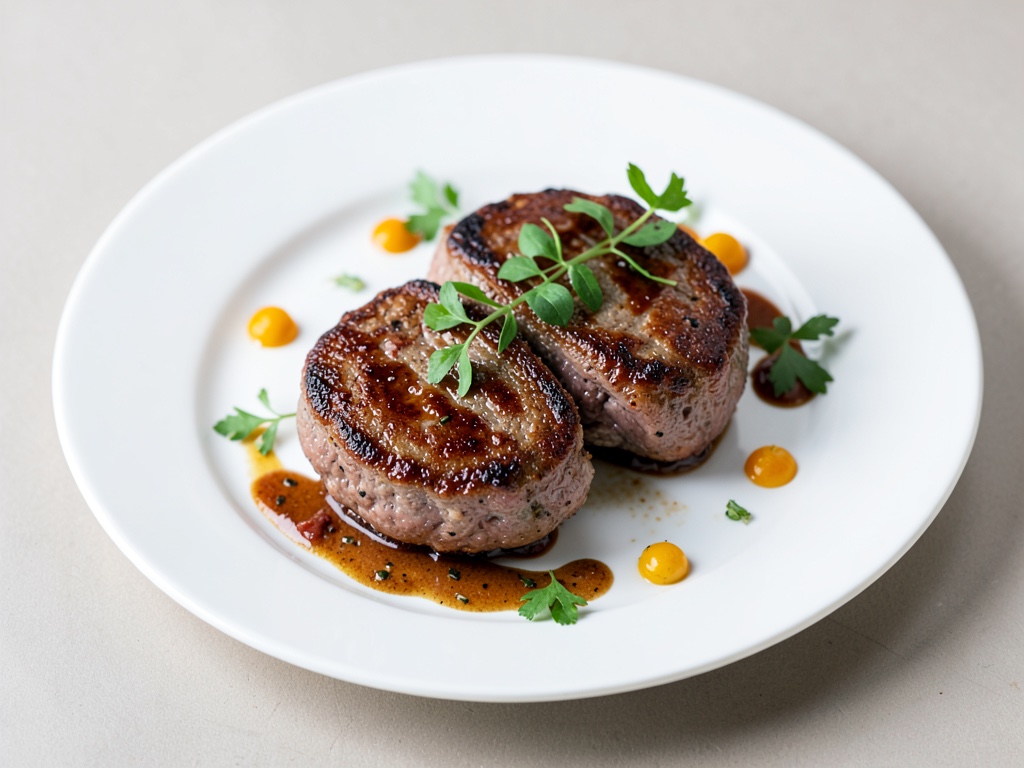 Burgers de veau juteux