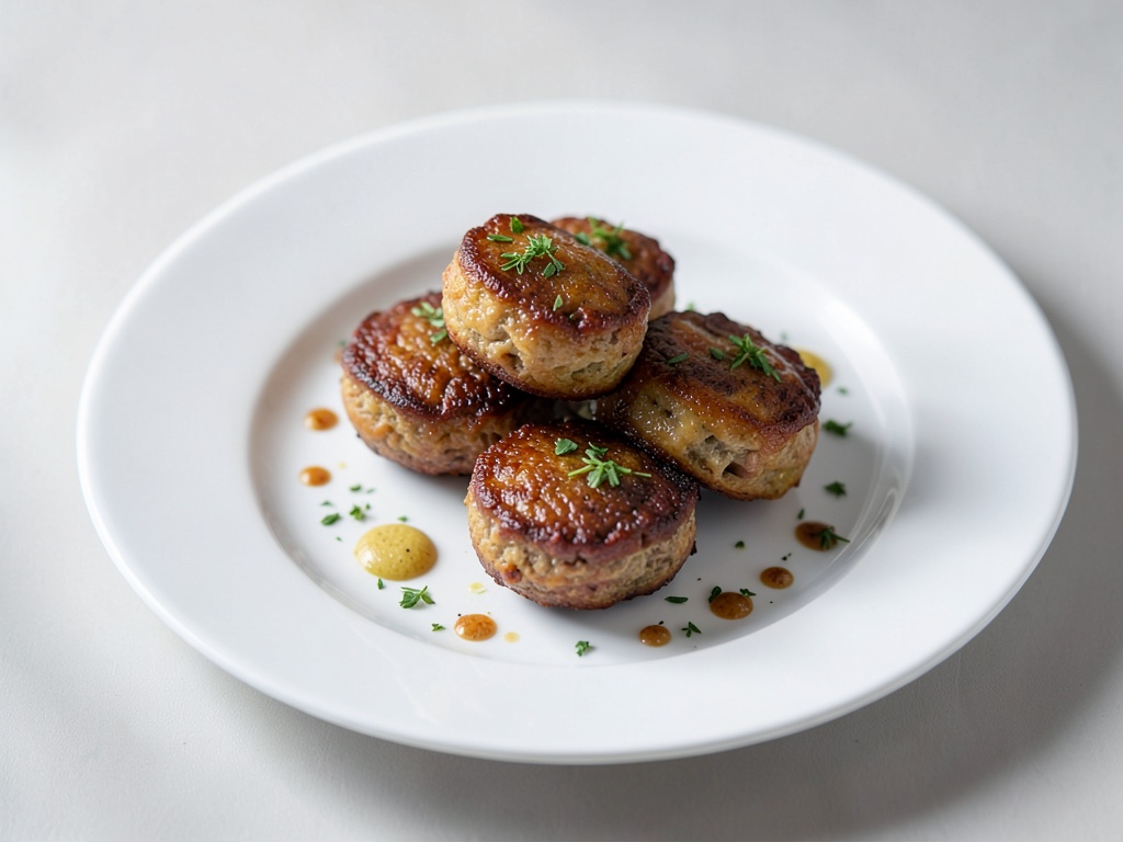 Minuscules tartelettes de viande de cerf