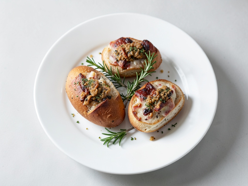 Piccoli crostini salati