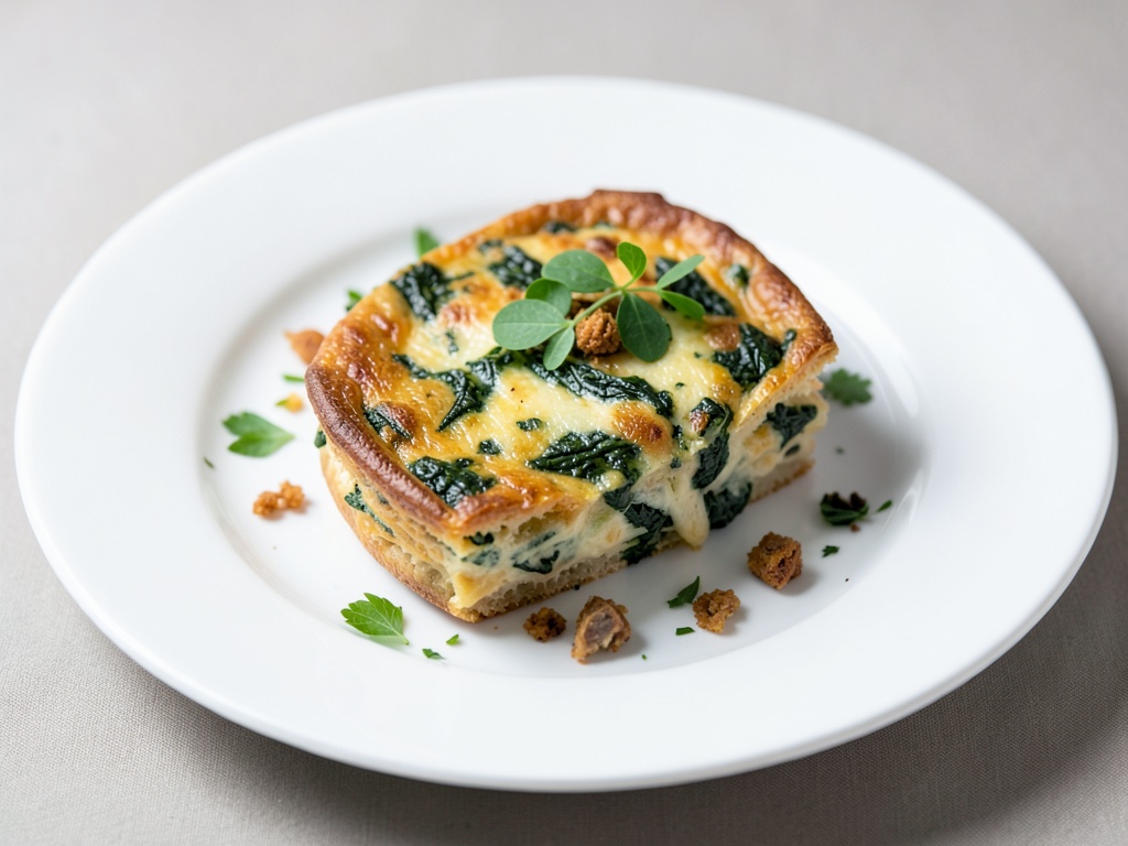 Piccole tortine di spinaci e formaggio