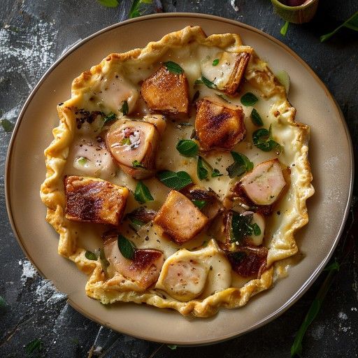 Piccola torta di pollo