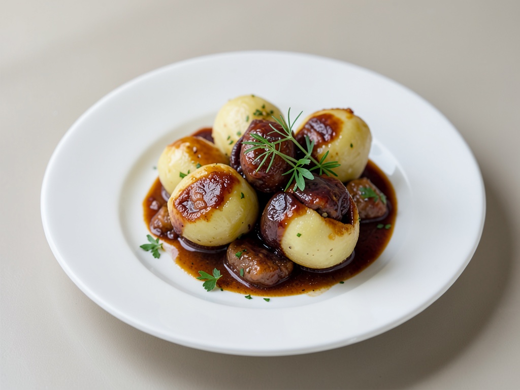 Knödel con ripieno di prugne
