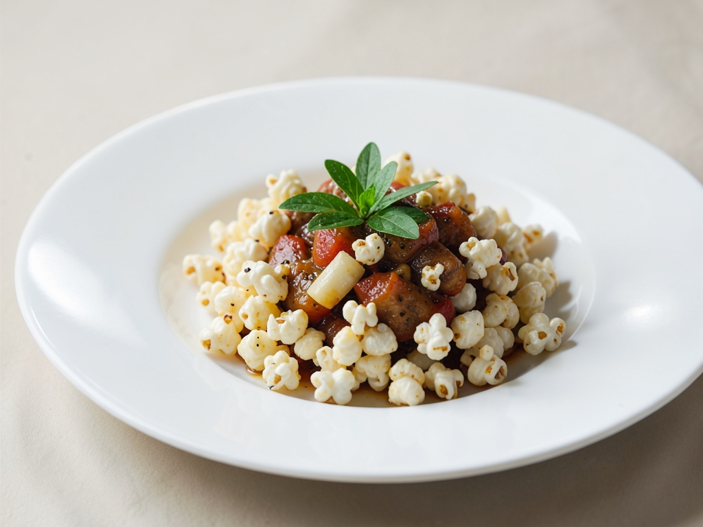 Knoblauch-Popcorn