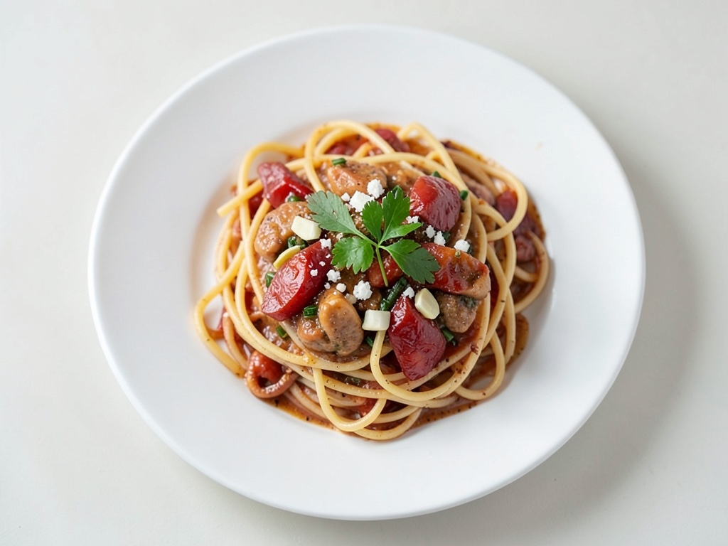 Knoblauch-Spaghettini