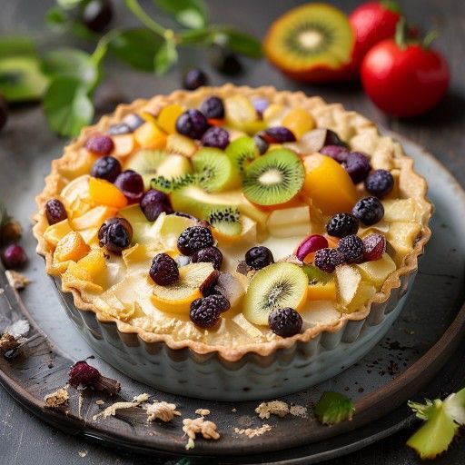 Tarte aux fruits croustillante