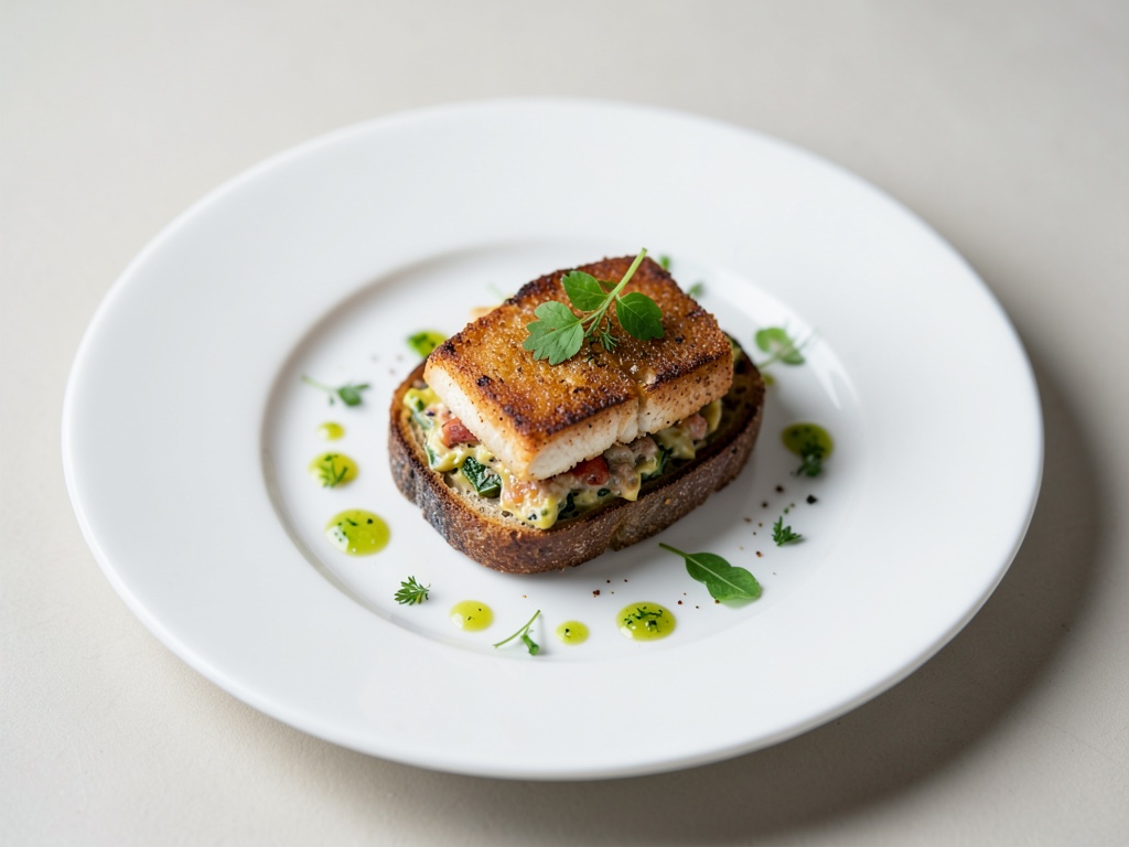 Bruschetta croccante al pesce