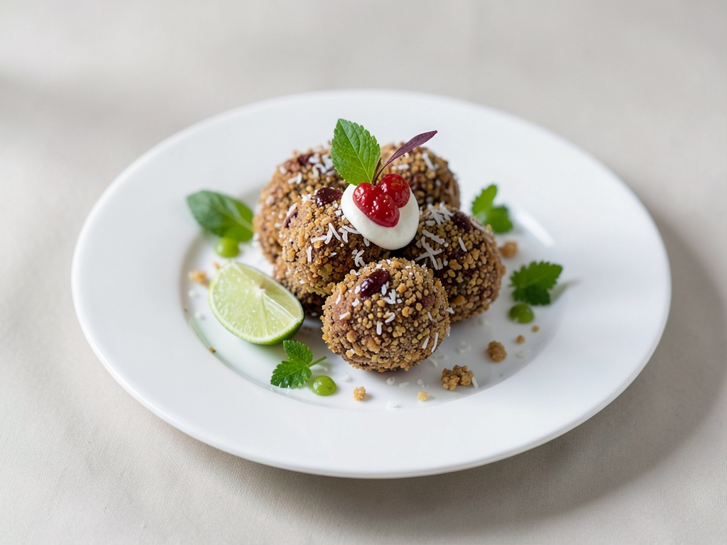 Meringhe al cocco croccanti con lime