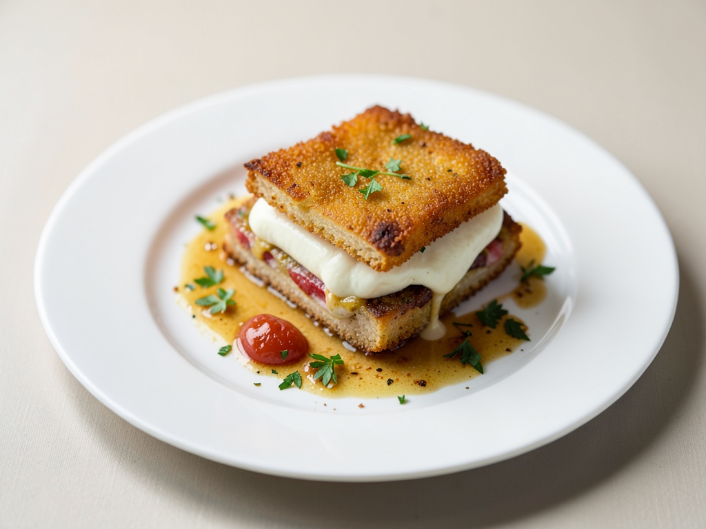 Sandwich croccanti alla mozzarella