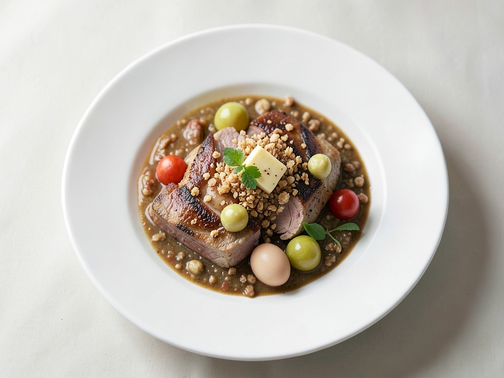 Ragoût de chou frisé avec boulettes de viande