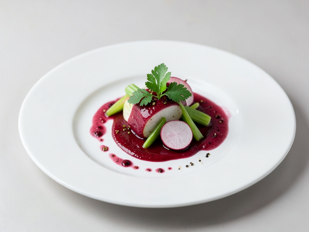 Frischer Kohlrabi-Saft mit Rettich