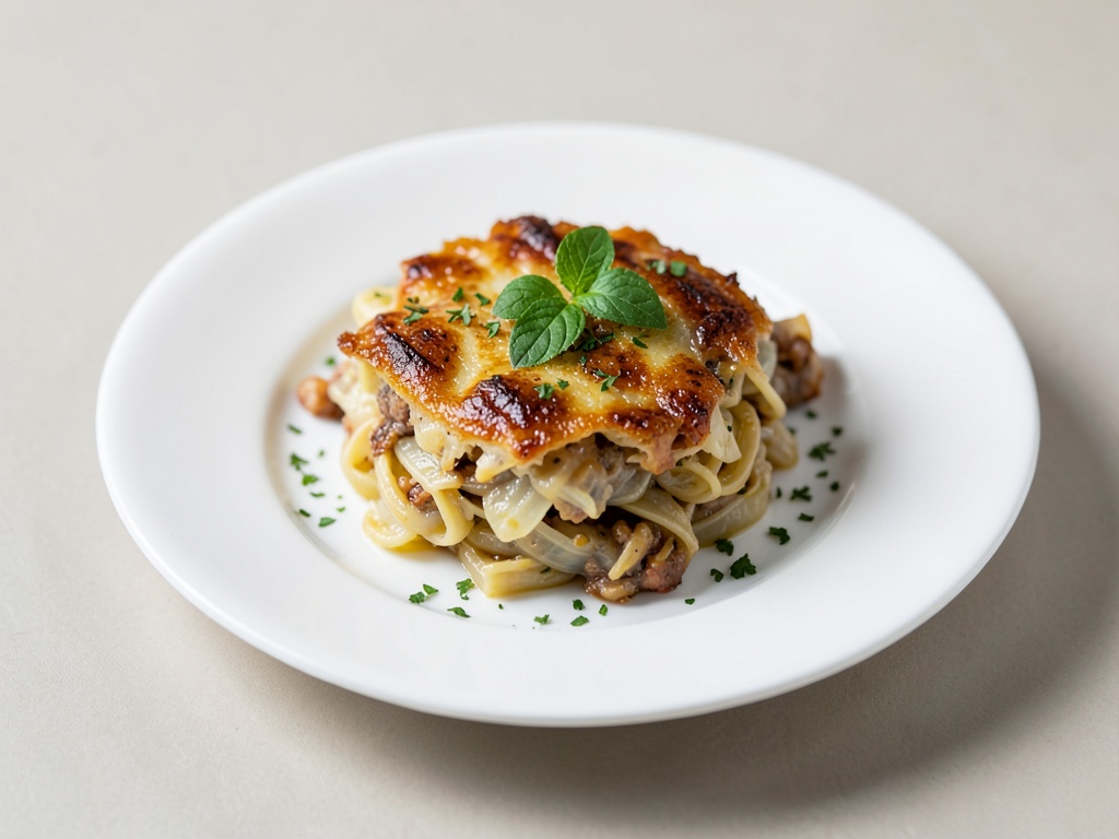 Kohlrabi-Nudel-Gratin