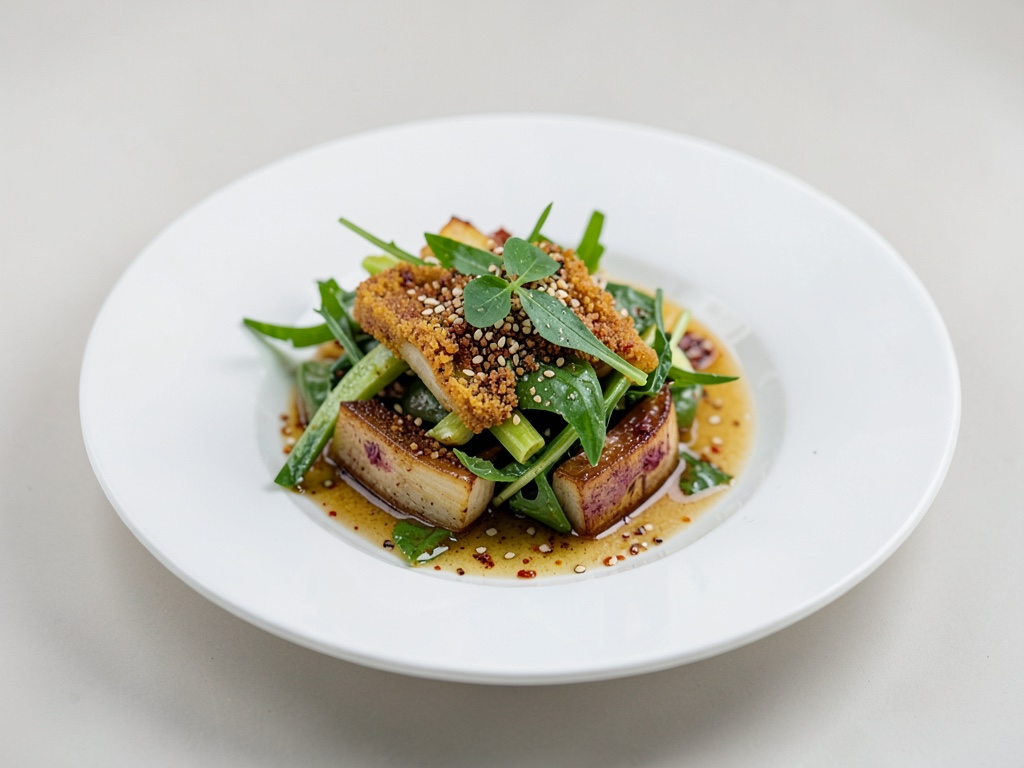 Knackiger Kohlrabi-Salat mit Sesam