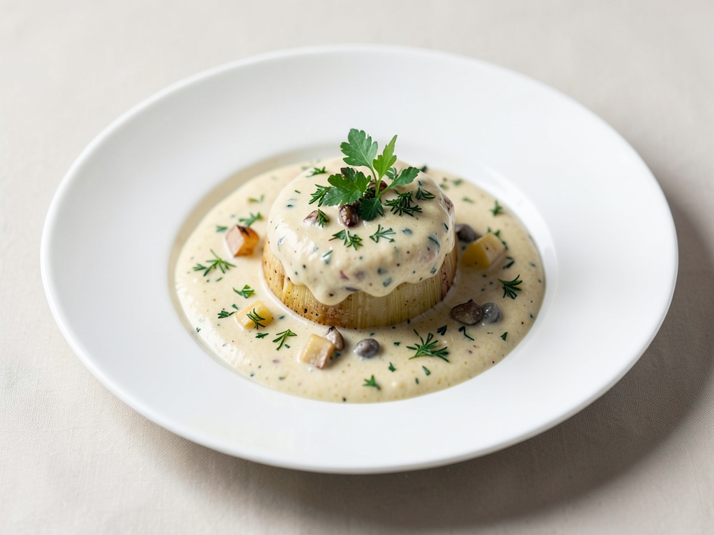 Cavolo rapa cremoso alle erbe