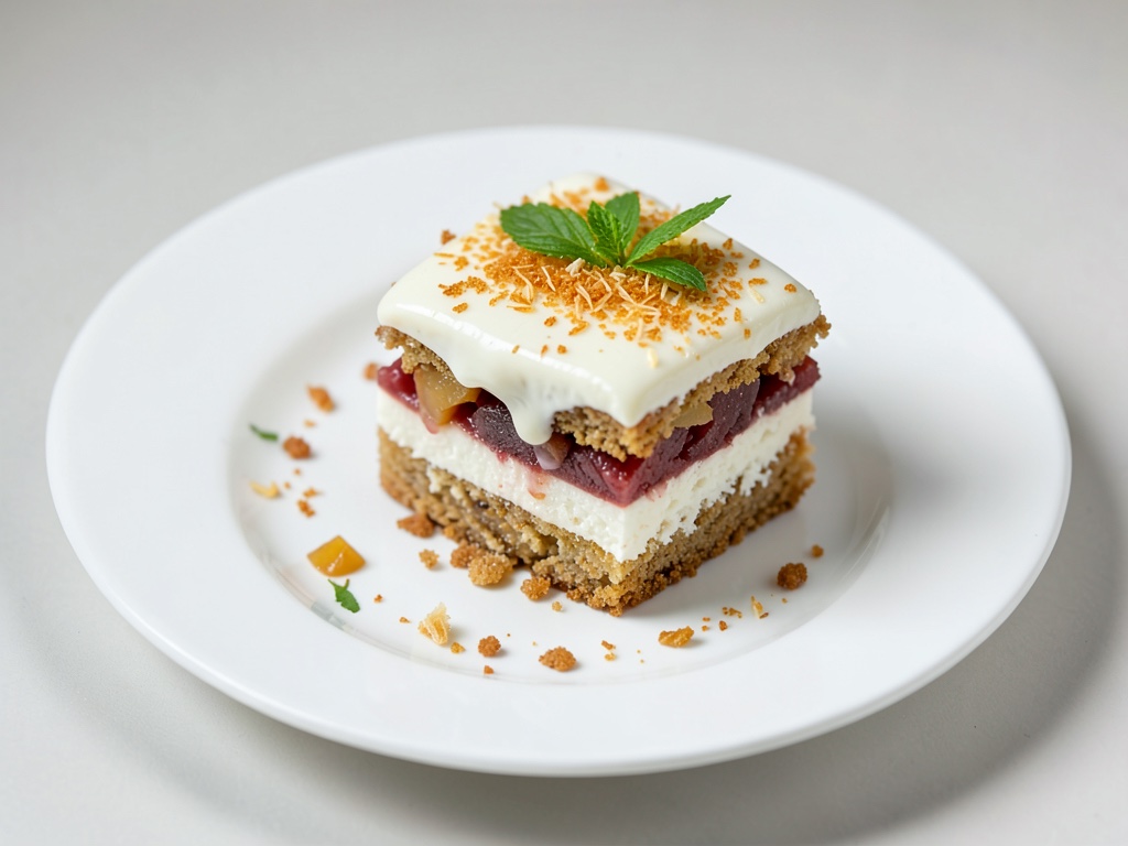 Torta succosa di cocco e mela