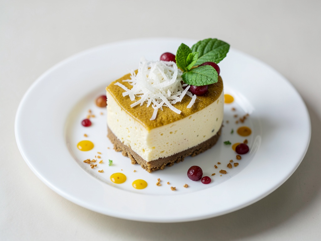 Tropischer Kokos-Cheesecake-Smoothie