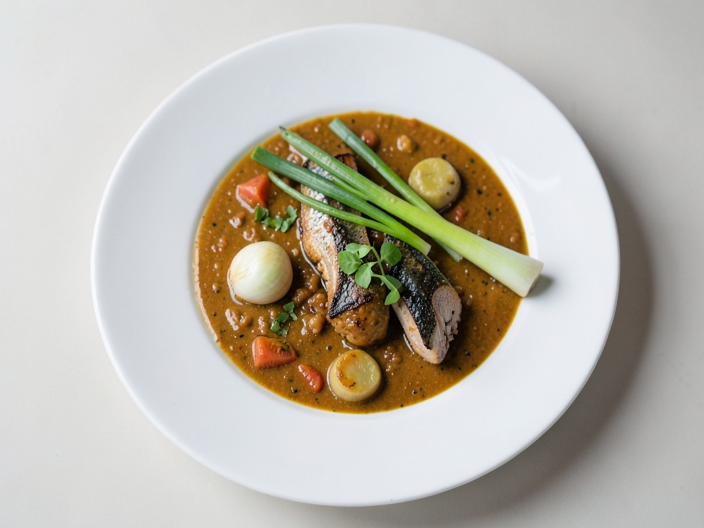 Curry al cocco cremoso con merluzzo
