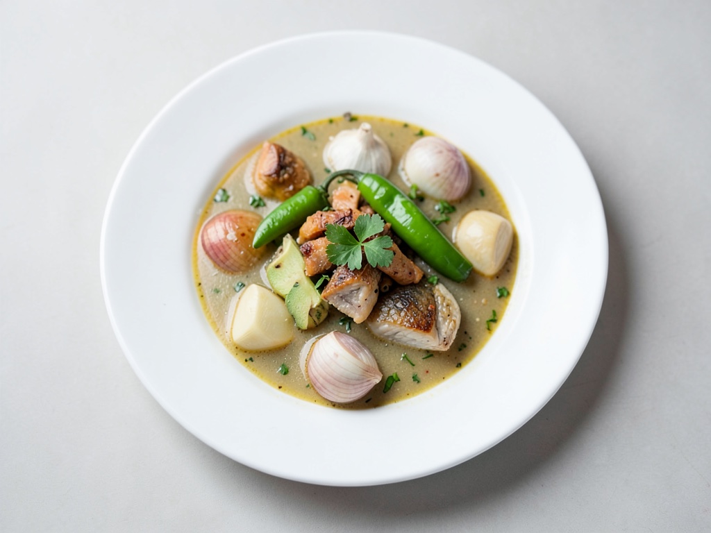 Cremige Fischsuppe mit Kokos