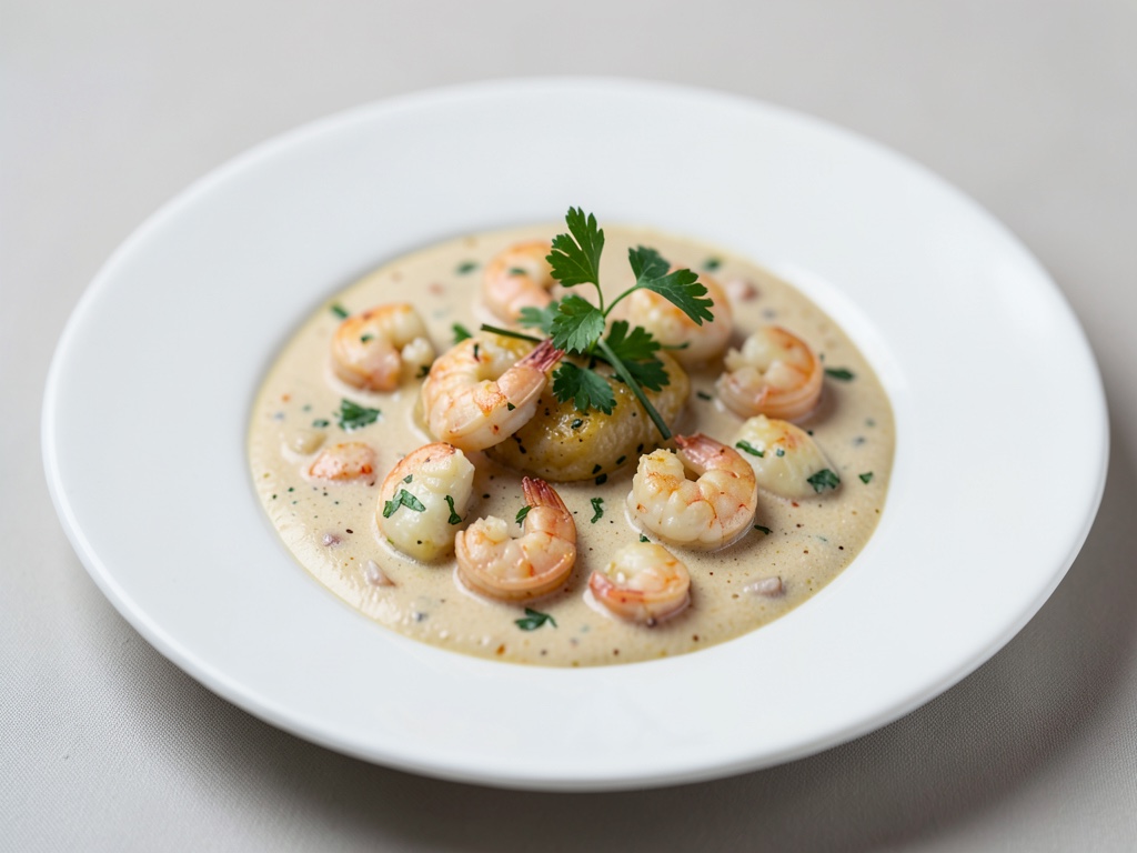 Curry cremoso di gamberi e cocco