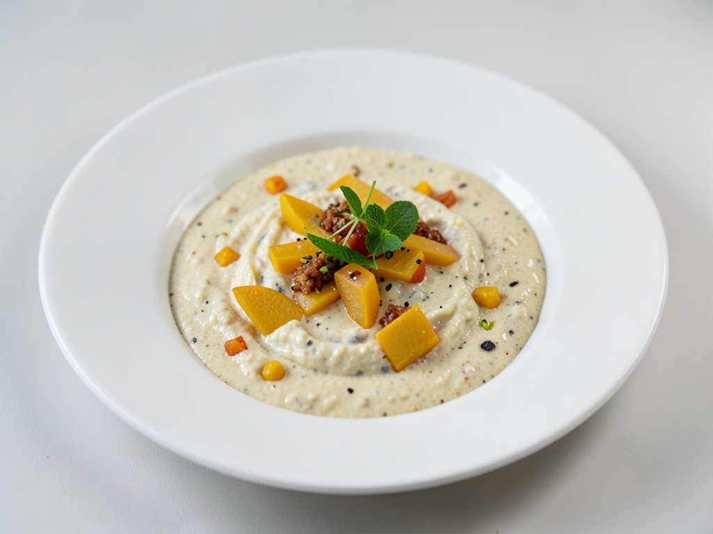 Cremige Mango-Kokos-Quark-Bowl