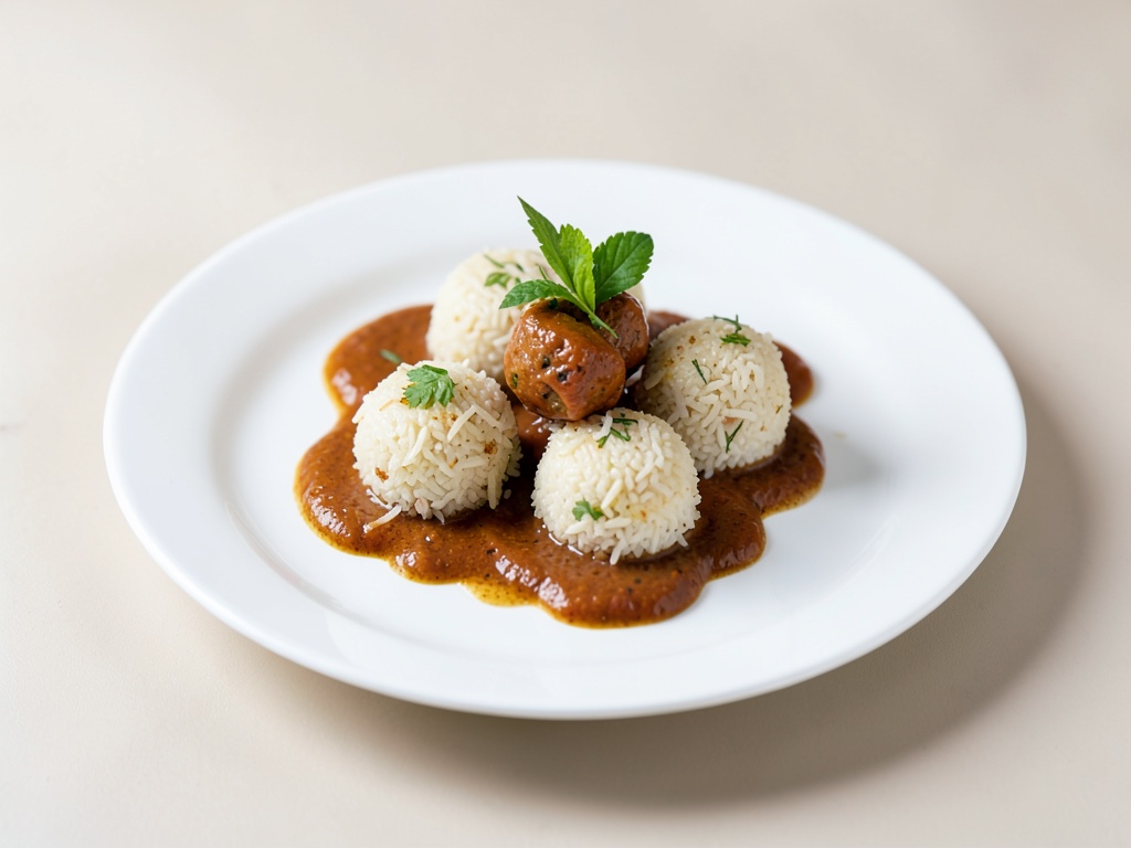 Bolitas de arroz con coco