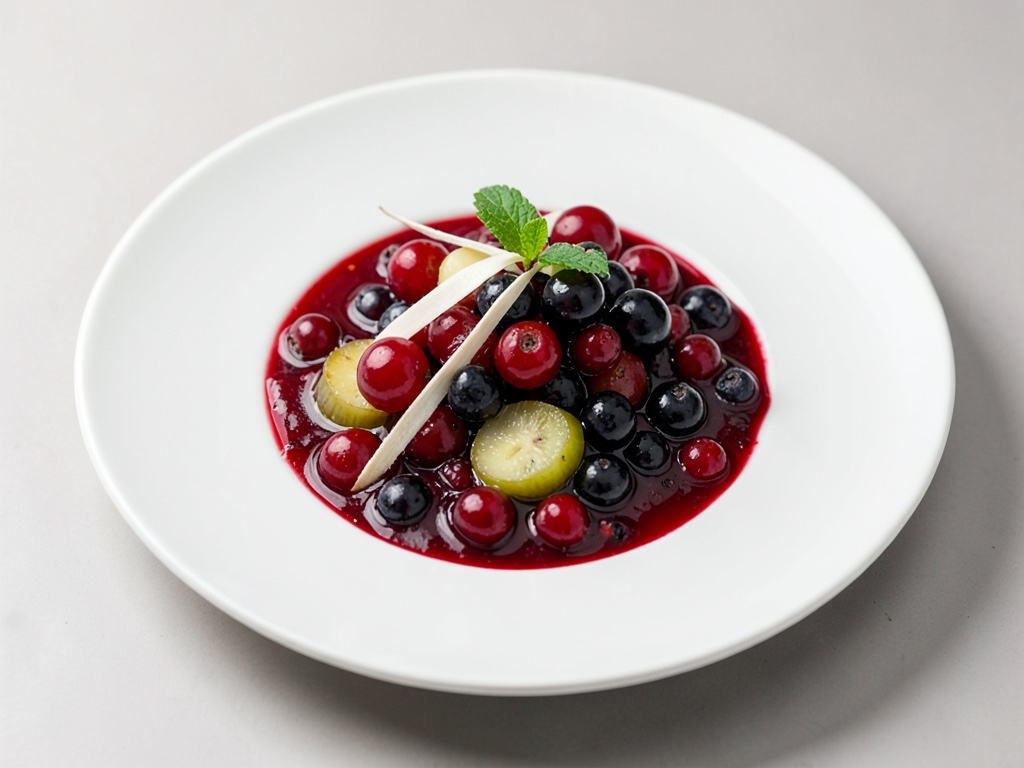 Composta fruttata di ribes spinoso e ribes con vaniglia