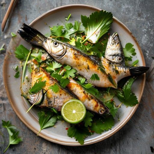 Dorada alla dorata con coriandolo e spezie indiane