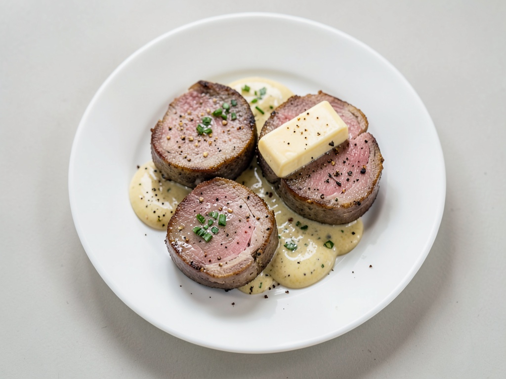 Côtelettes de porc en sauce crémeuse à la moutarde