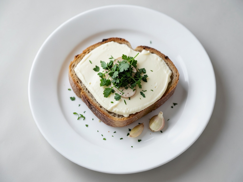 Tost de ajo y hierbas
