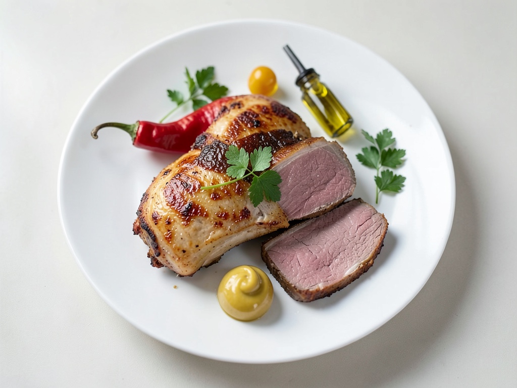 Petto di pollo al peperoncino e erbe