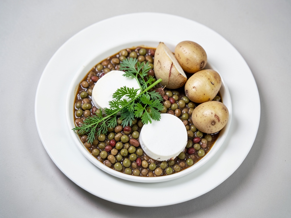 Kräuter-Kichererbsen-Pfanne mit Halloumi
