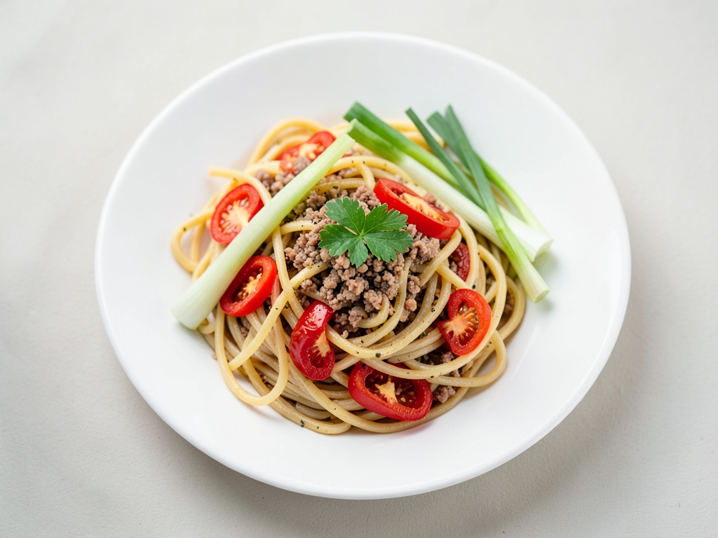 Spaghetti mit frischen Kräutern